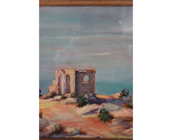 Dipinto olio su tavola, firmato, secolo XX PREZZO TRATTABILE 