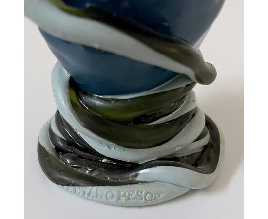 GAETANO PESCE, Fish Design, quattro vasi spaghetti resina colorata