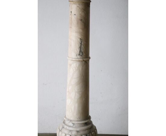 Colonna antica in marmo giallo metà sec. XIX PREZZO TRATTABILE