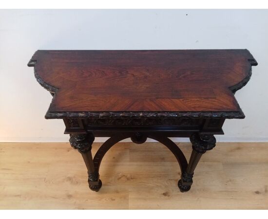 Console in palissandro fine '800 - stile neoclassico - Luigi XVI
