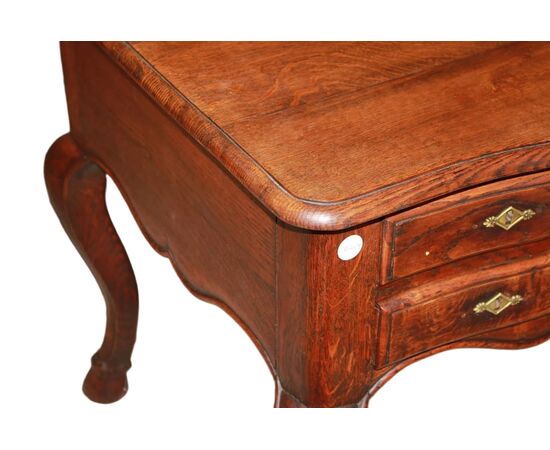 Scrivania Provenzale del 1800 in legno di rovere