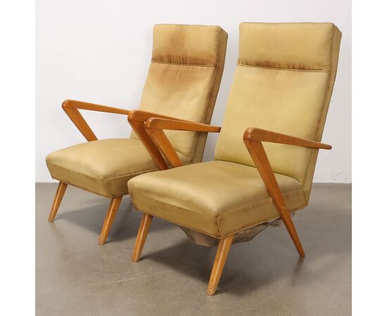 Coppia di Poltrone Argentine Anni 50