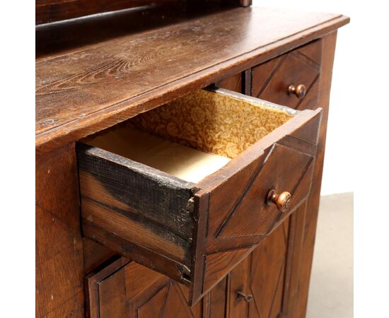 Credenza in Castagno Piemonte Inizio XIX Secolo