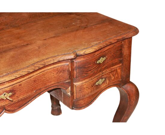 Scrivania Provenzale del 1800 in legno di rovere
