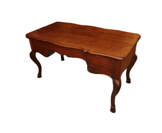 Scrivania Provenzale del 1800 in legno di rovere