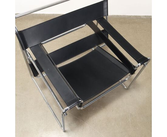 Poltrona 'Wassily' Marcel Breuer per Gavina