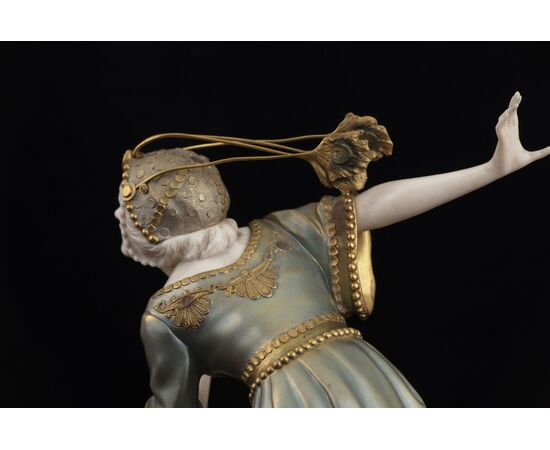 Scultura di Eduardo Rossi (Napoli 1867 – 1926) “Ballerina”