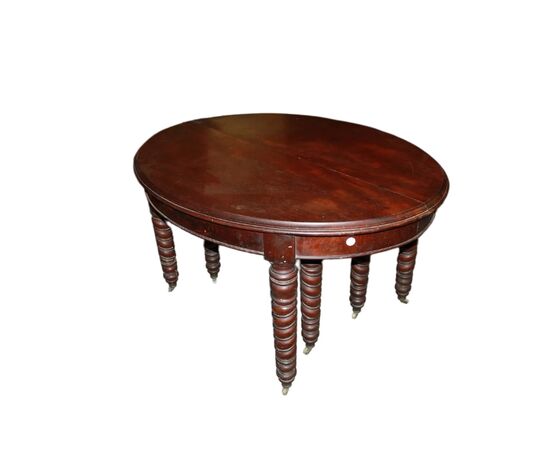 Grande tavolo francese stile Luigi Filippo del 1800