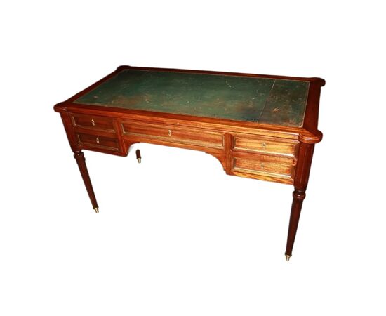 Scrivania francese in stile Luigi XVI del 1800
