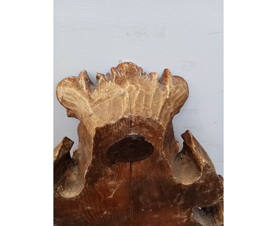 Specchiera stile '700 in legno scolpito e dorato - specchio veneziano - fine 800