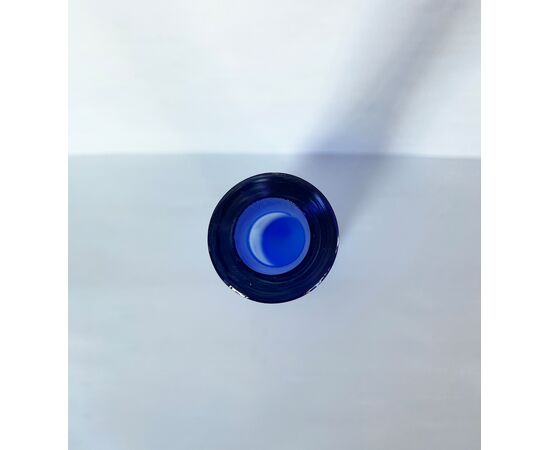 Vaso vetro di Murano blu