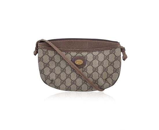 GUCCI Borsa a Tracolla Vintage in Tela Col. Nero Ophidia Zip S