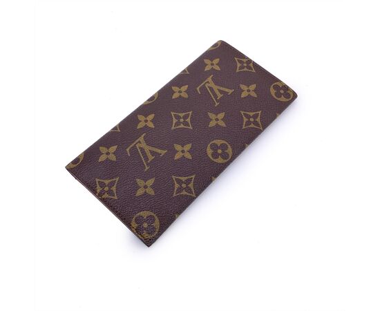 LOUIS VUITTON Portafoglio Vintage in Tela Col. Marrone M