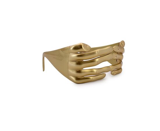 JEREMY SCOTT Occhiali da Sole in Plastica Col. Oro