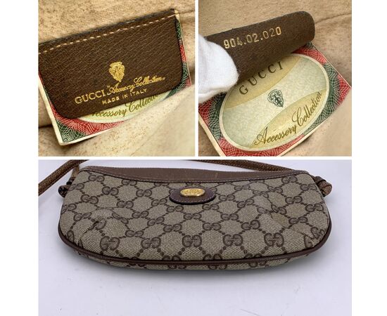 GUCCI Borsa a Tracolla Vintage in Tela Col. Nero Ophidia Zip S