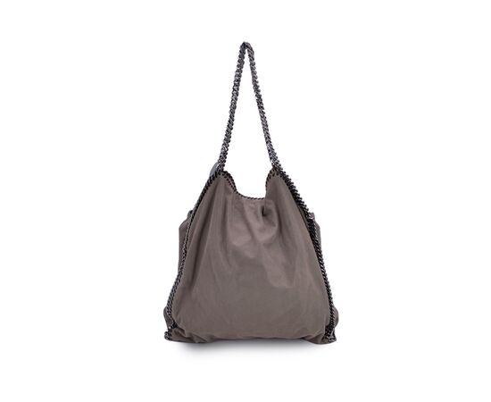 STELLA MCCARTNEY Borsa Shopper in Tela Col. Grigio Falabella L