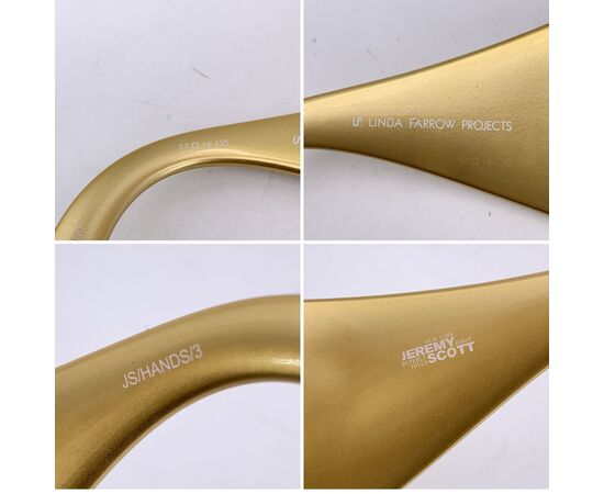 JEREMY SCOTT Occhiali da Sole in Plastica Col. Oro