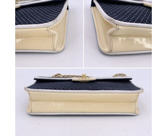 CHANEL Borsa a Tracolla Vintage in Tela Col. Blu Timeless/Classique S