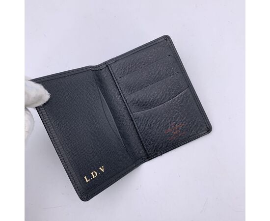 LOUIS VUITTON Portafoglio in Pelle Col. Nero Pocket Organizer S