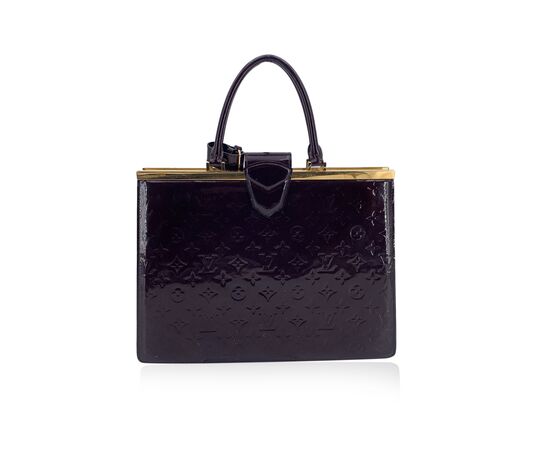 LOUIS VUITTON Borsa a Mano in Pelle Lucida Col. Viola Deesee M