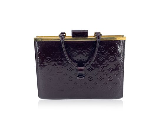 LOUIS VUITTON Borsa a Mano in Pelle Lucida Col. Viola Deesee M