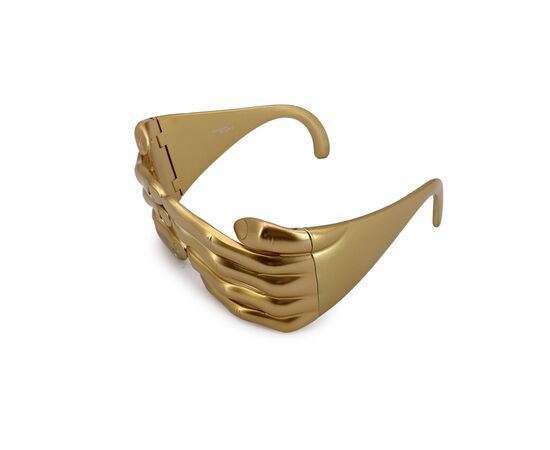JEREMY SCOTT Occhiali da Sole in Plastica Col. Oro