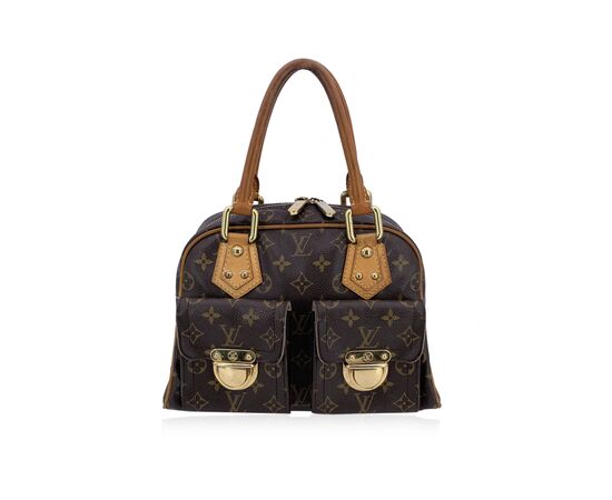 LOUIS VUITTON Borsa a Mano in Tela Col. Marrone Manhattan M