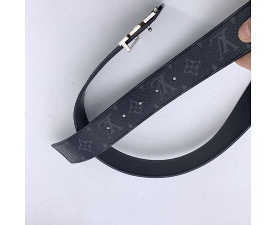 LOUIS VUITTON Cintura in Tela Col. Nero Initiales
