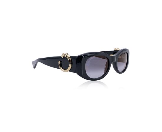 CARTIER Occhiali da Sole in Plastica Col. Nero
