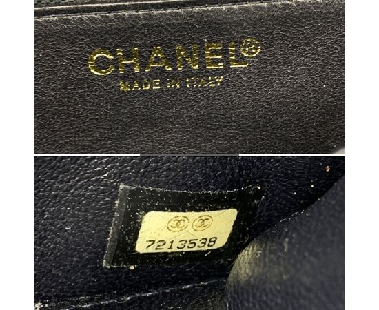CHANEL Borsa a Tracolla Vintage in Tela Col. Blu Timeless/Classique S