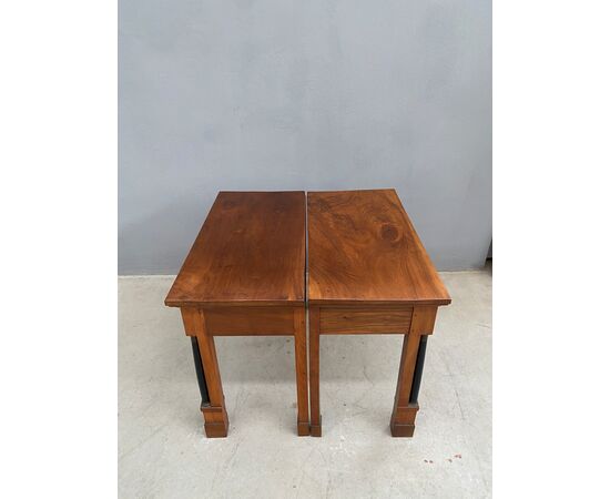 Coppia di console in stile Impero, epoca metà 1900