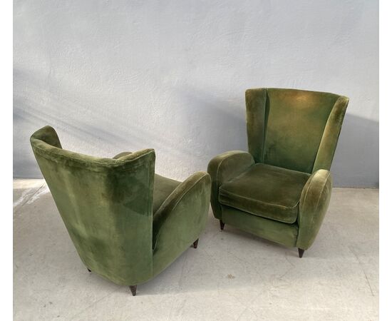 Coppia di poltrone Paolo Buffa, anni '50
