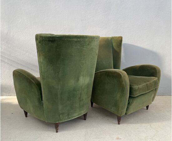Coppia di poltrone Paolo Buffa, anni '50