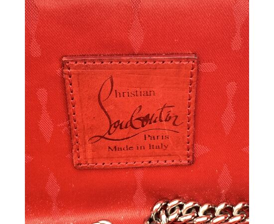 CHRISTIAN LOUBOUTIN Portafoglio in Tela Col. Nero S