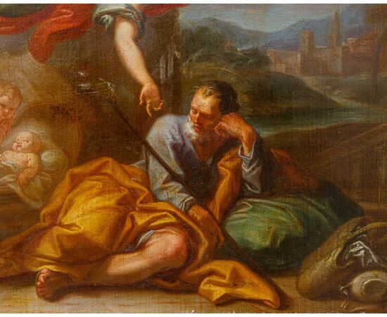 Paolo De Matteis (Piano Vetrale 1662 - Napoli 1728), attr., Sogno di Giuseppe