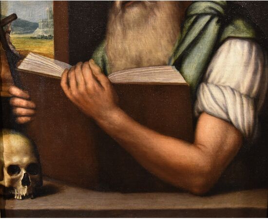 San Girolamo, Alessandro Bonvicino, detto il Moretto (Brescia, 1498 circa – 1554) Bottega di