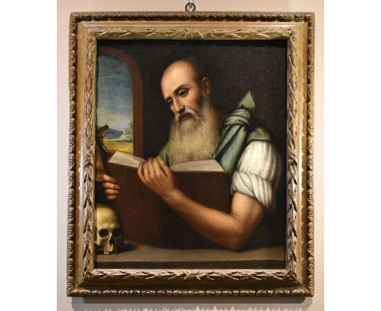San Girolamo, Alessandro Bonvicino, detto il Moretto (Brescia, 1498 circa – 1554) Bottega di