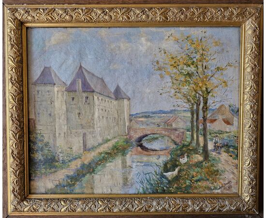 Lenny Jumir 1913 “Paesaggio con fiume”.
