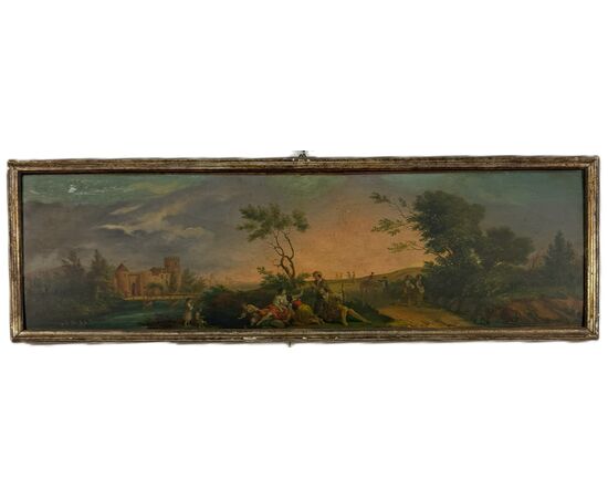 Anonimo del  XVIII secolo a) b) "Vedute del Lago di Lemàno (Lago di Ginevra)"