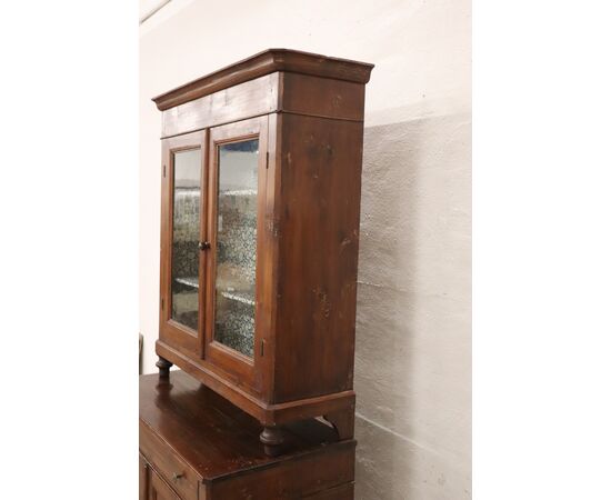 Antica credenza rustica in abete secolo XIX PREZZO TRATTABILE