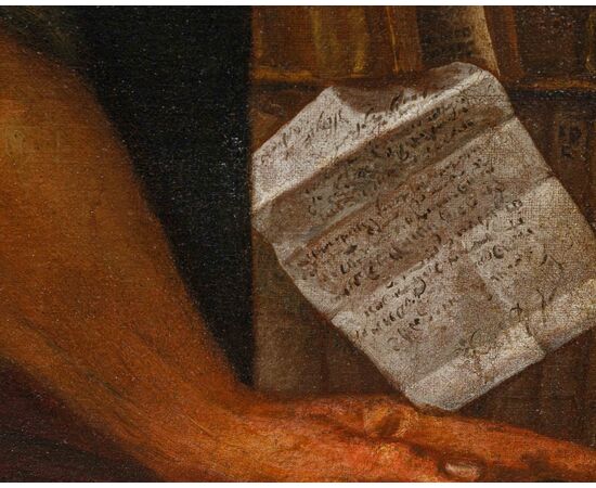 Scuola nordeuropea, seconda metà del XVII secolo, San Girolamo nello studio
