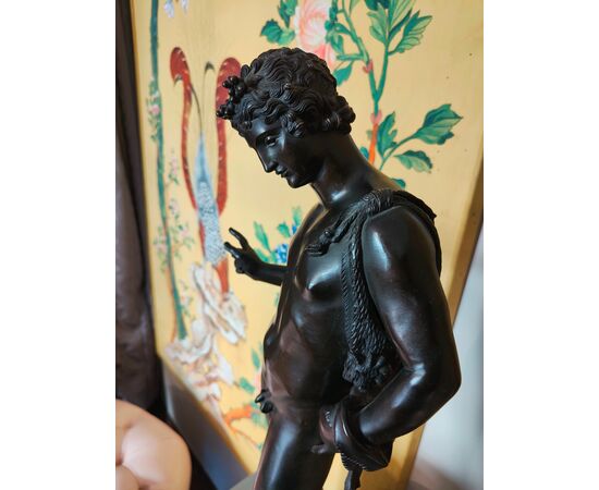 Bronzo raffigurante Narciso