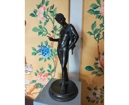Bronzo raffigurante Narciso