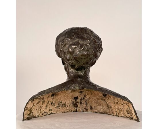 Anonimo degli inizi del XX secolo,  "Busto di donna anziana"