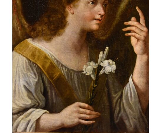 L’Angelo Annunciante, Carlo Maratta (Camerano, 1625 – Roma, 1713) Bottega