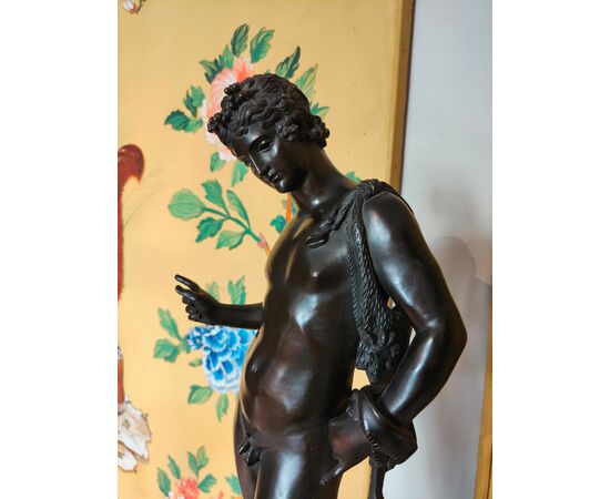 Bronzo raffigurante Narciso