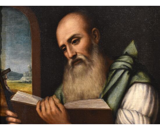 San Girolamo, Alessandro Bonvicino, detto il Moretto (Brescia, 1498 circa – 1554) Bottega di