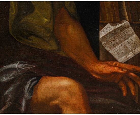 Scuola nordeuropea, seconda metà del XVII secolo, San Girolamo nello studio