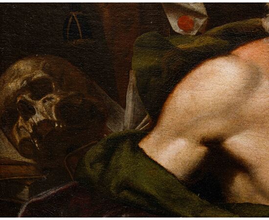 Scuola nordeuropea, seconda metà del XVII secolo, San Girolamo nello studio