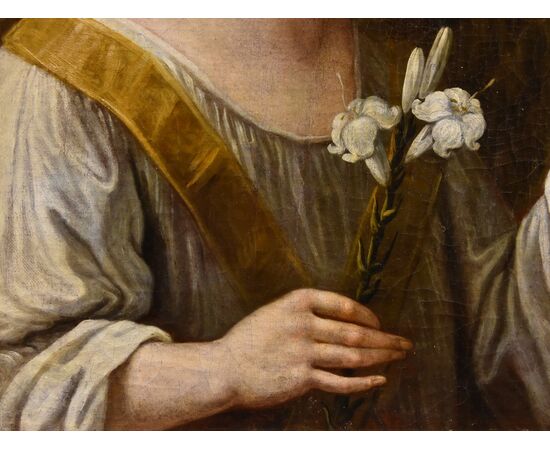 L’Angelo Annunciante, Carlo Maratta (Camerano, 1625 – Roma, 1713) Bottega